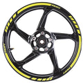 Reflective Wheel Sticker Yellow H677