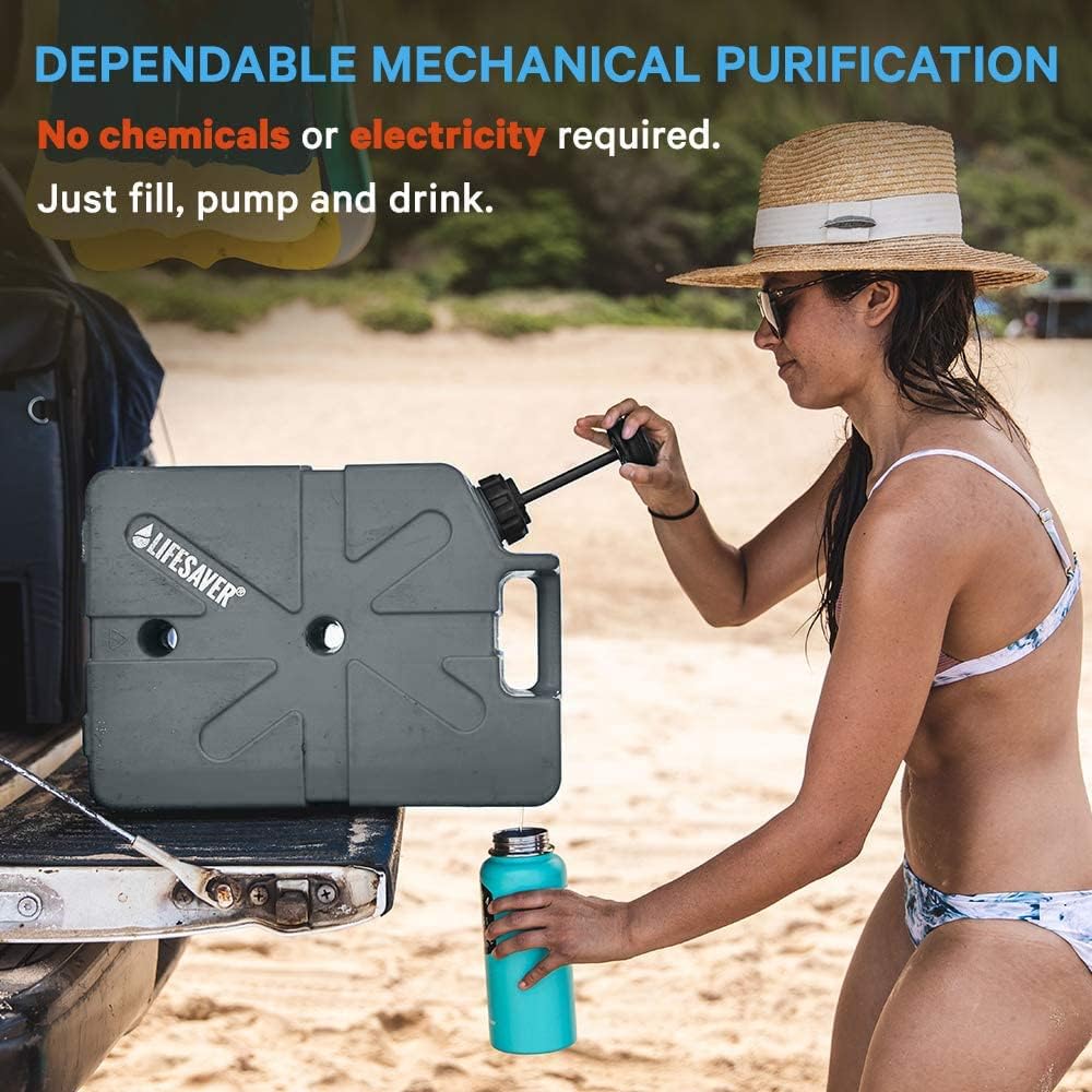 Dark Grey Heavy Duty Water Purifier Jerrycan F883676