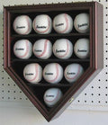 Lockable 12 Slots Baseball Display Case N4417