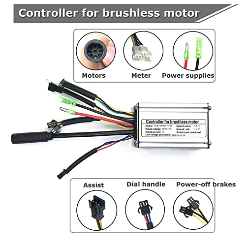 48V 1000W 1500W Electric Bicycle Conversion Kit, Rear Wheel Motor, Smart Controller, Twist Throttle X344448
