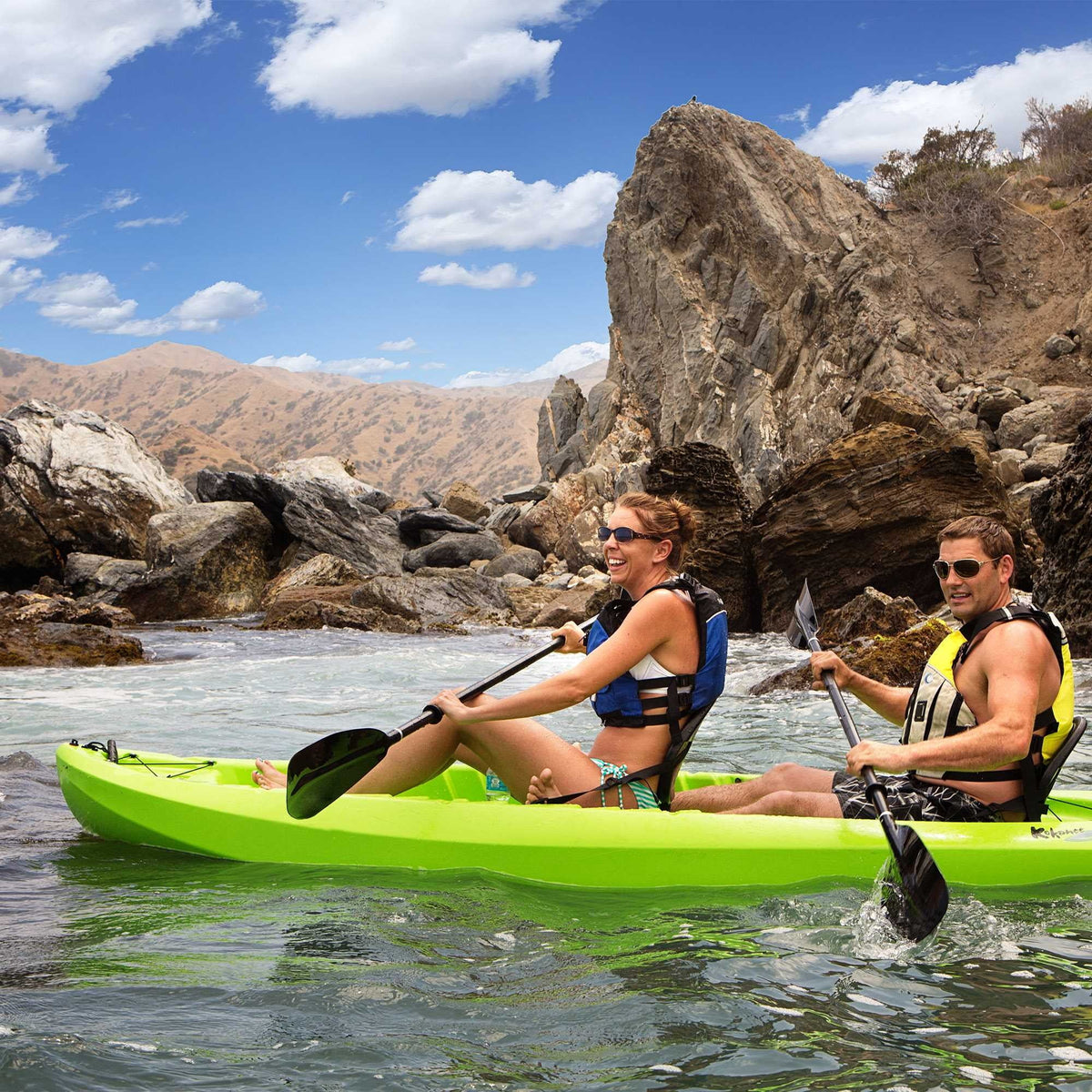 Orange 10.5 ft Tandem Sit-on-Top Kayak T261175