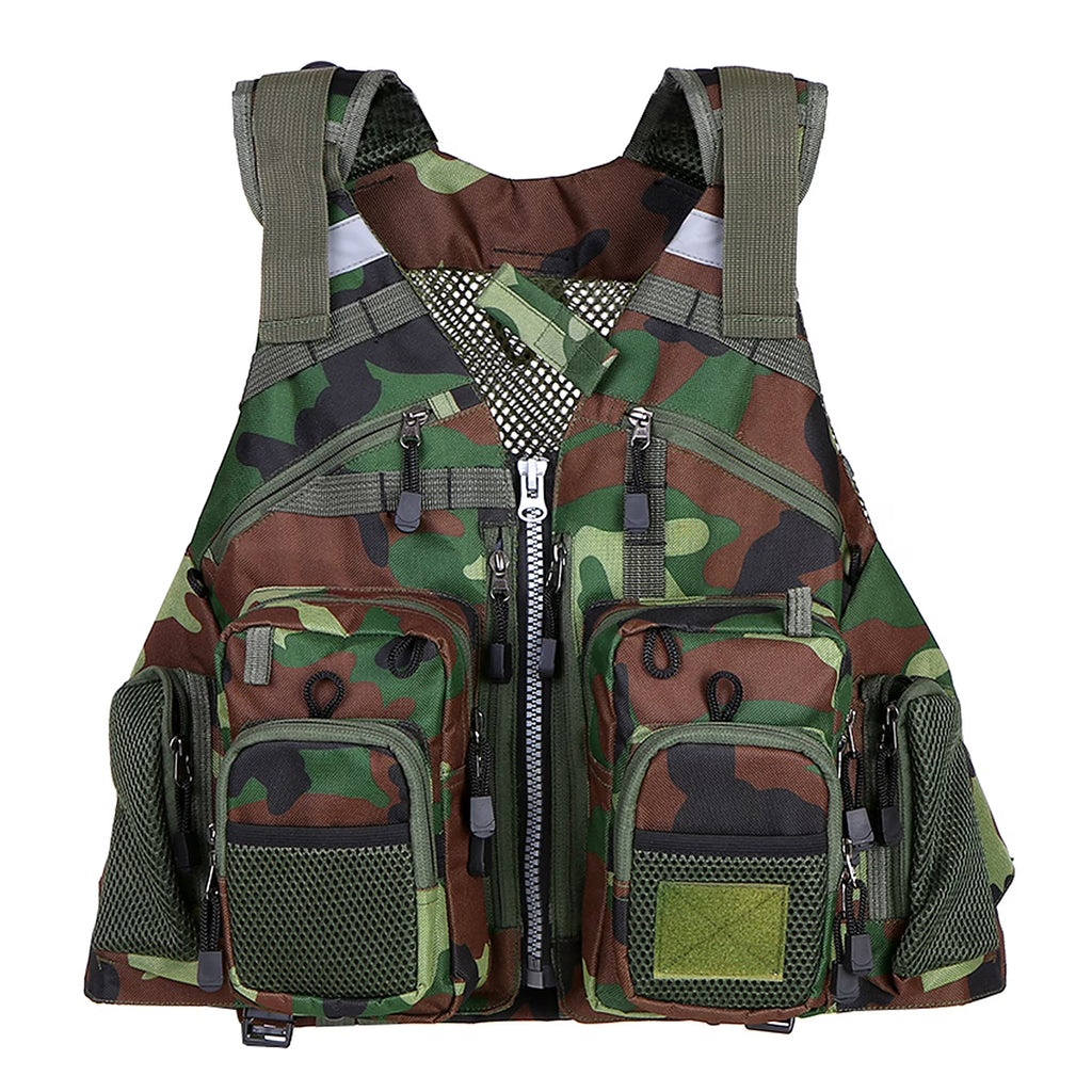 Breathable Padded Fishing Vest Floatation Device 209 Lb W97684