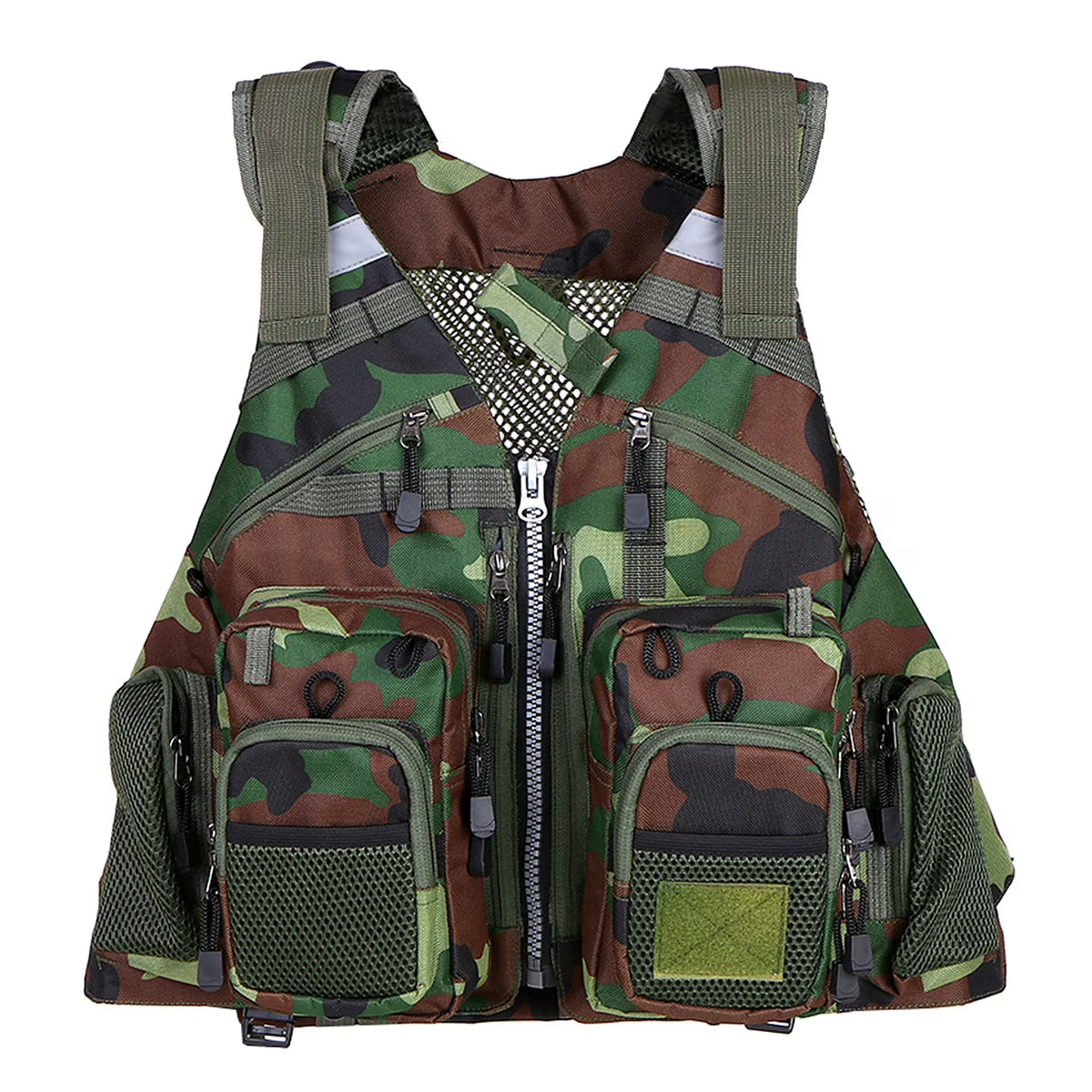 Breathable Padded Fishing Vest Floatation Device 209 Lb W97684