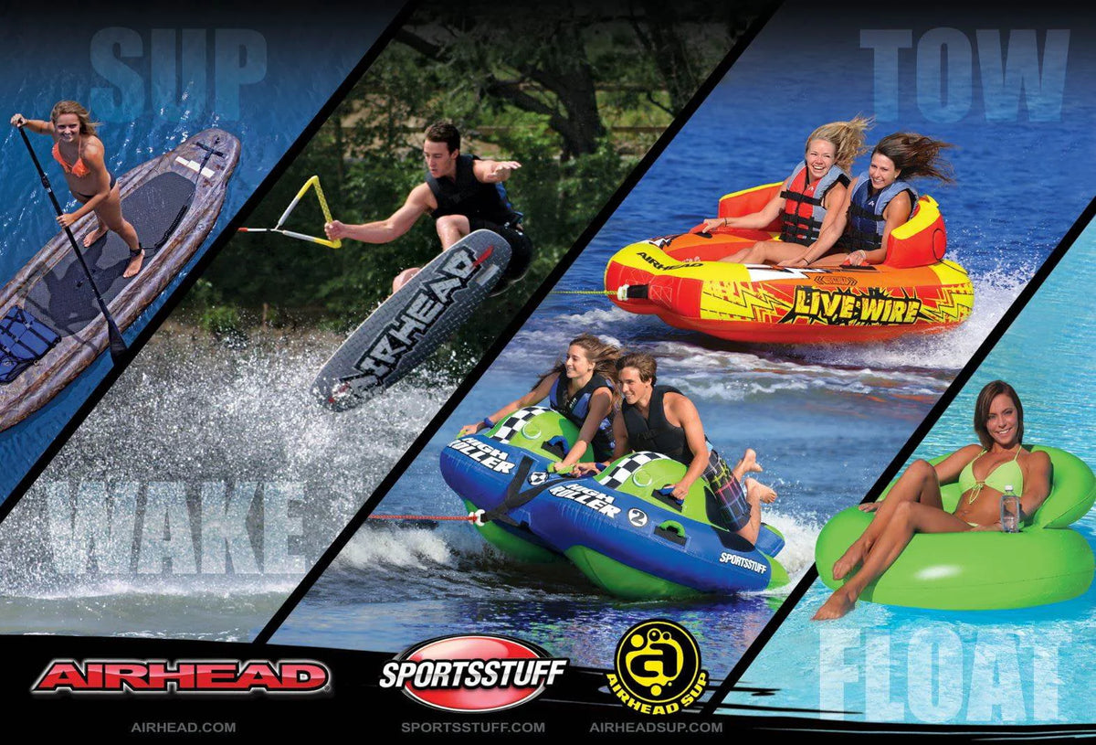 6 Person Inflatable Fishing Boat Raft Float, Green P493802
