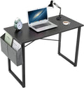 Black 40 inch Computer Desk with Storage Bag G327