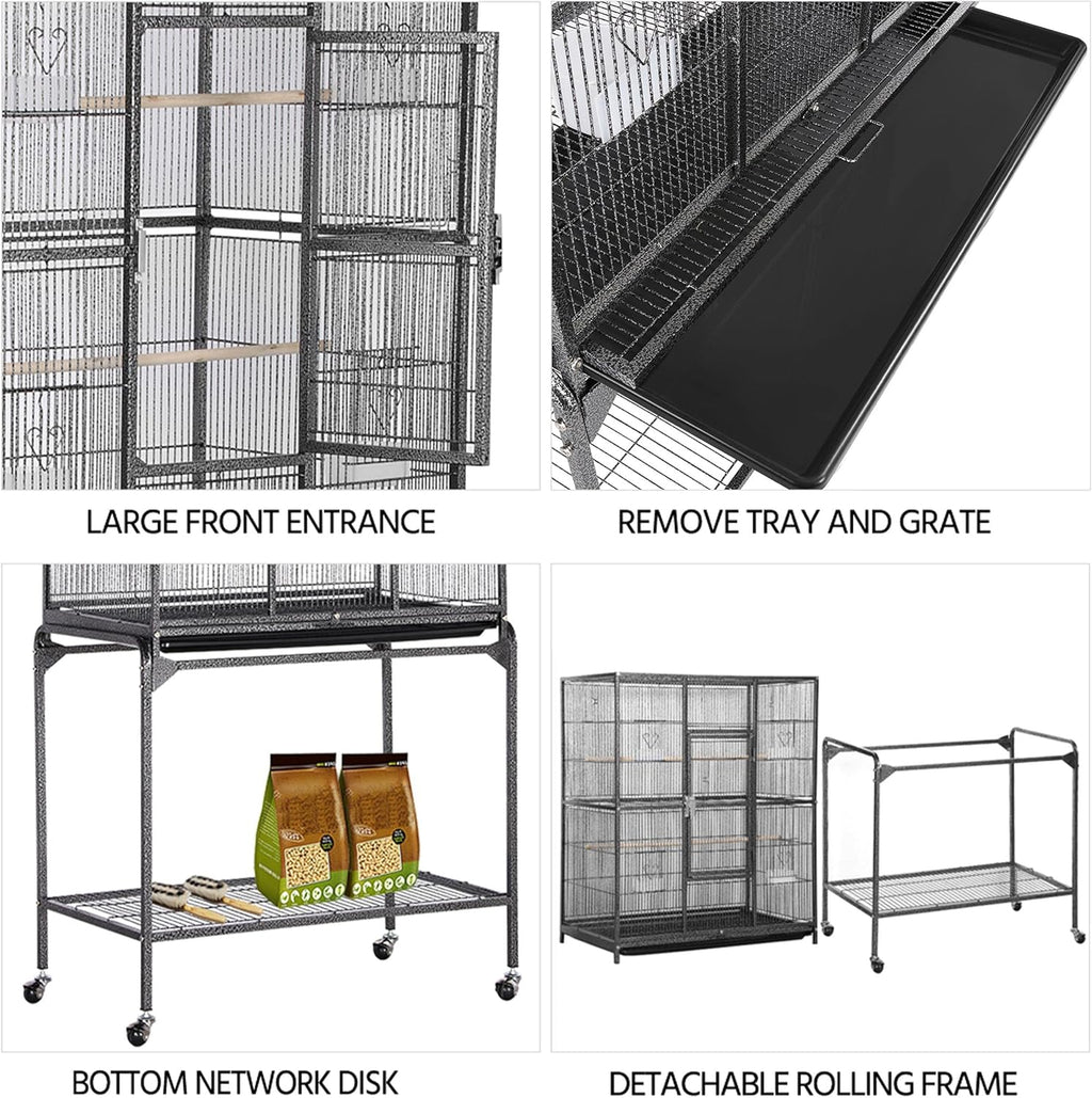 63'' Detachable Bird Cage with Stand V876590