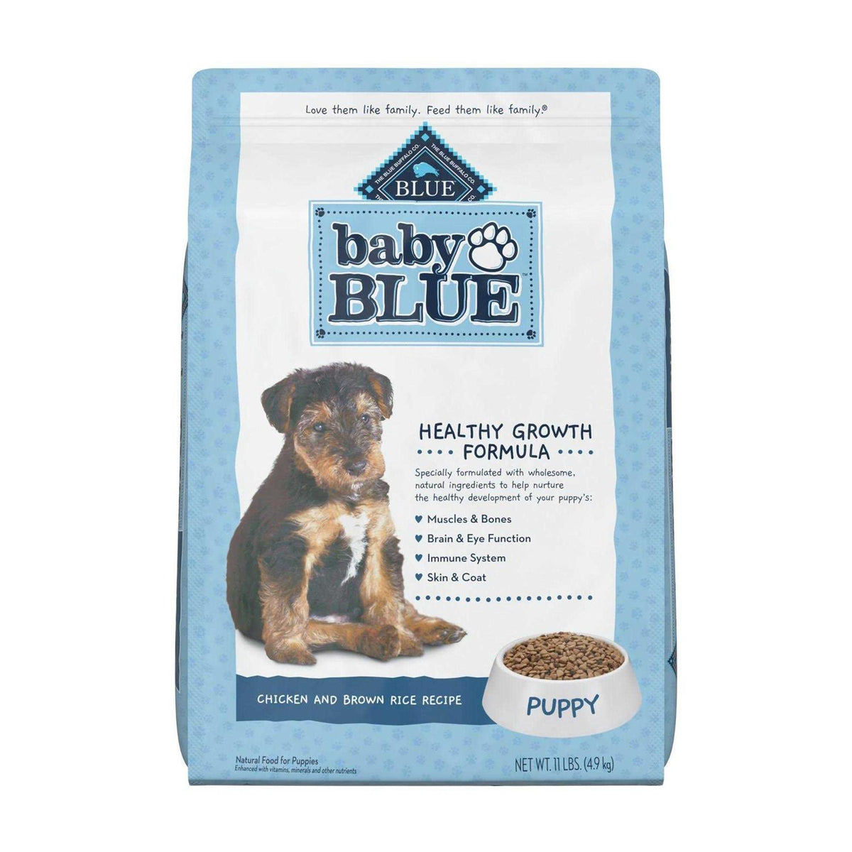 Chicken and Brown Rice Puppy Dry Dog Food P37706
