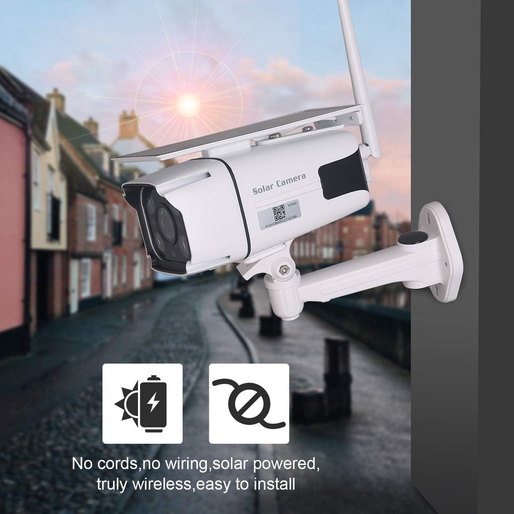 Solar Powered Wireless Security Camera 2.4Ghz WiFi IP CCTV Camera B1257