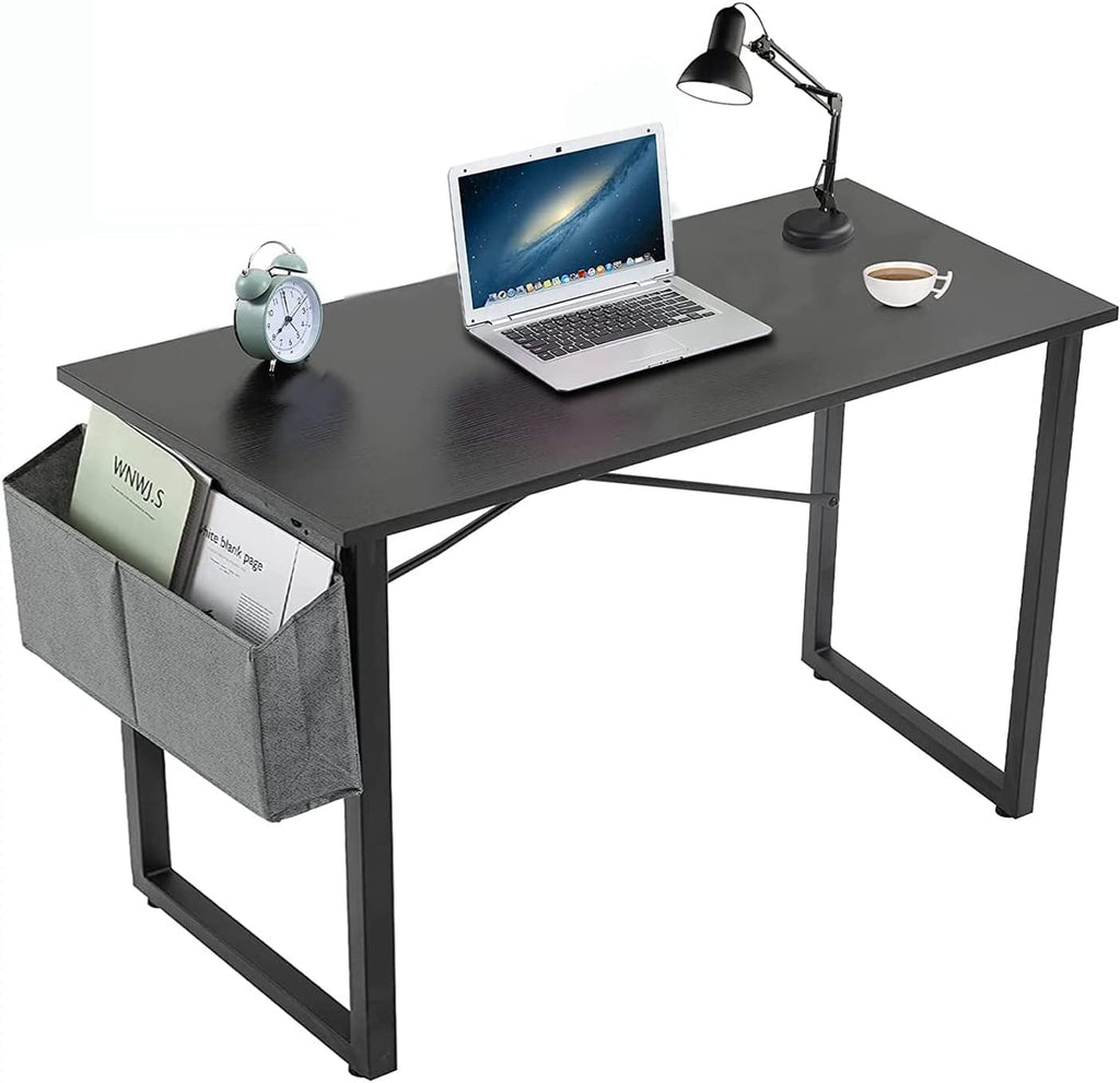 40 inch Black Computer Desk with Storage Bag K2832