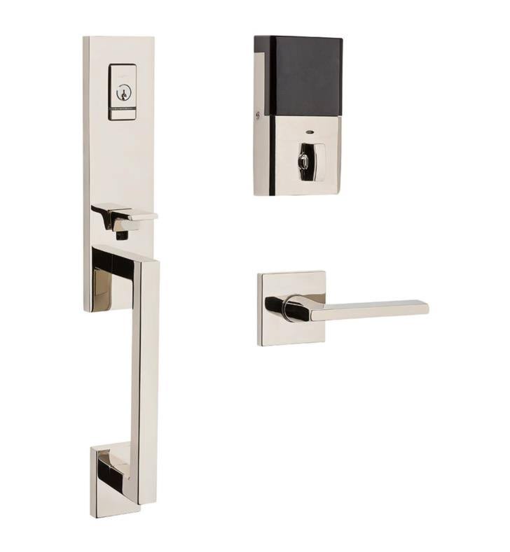 Oil Rubbed Bronze 3/4 Escutcheon Handleset with Lever Single Cylinder P928711