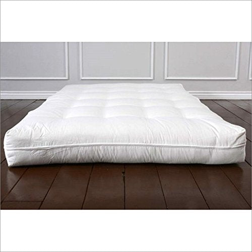 4 inch Cotton and Wool Fiber Futon (Queen) O789471