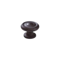 1-1/4 inch Mushroom Cabinet Knob Distressed Bronze Q4009