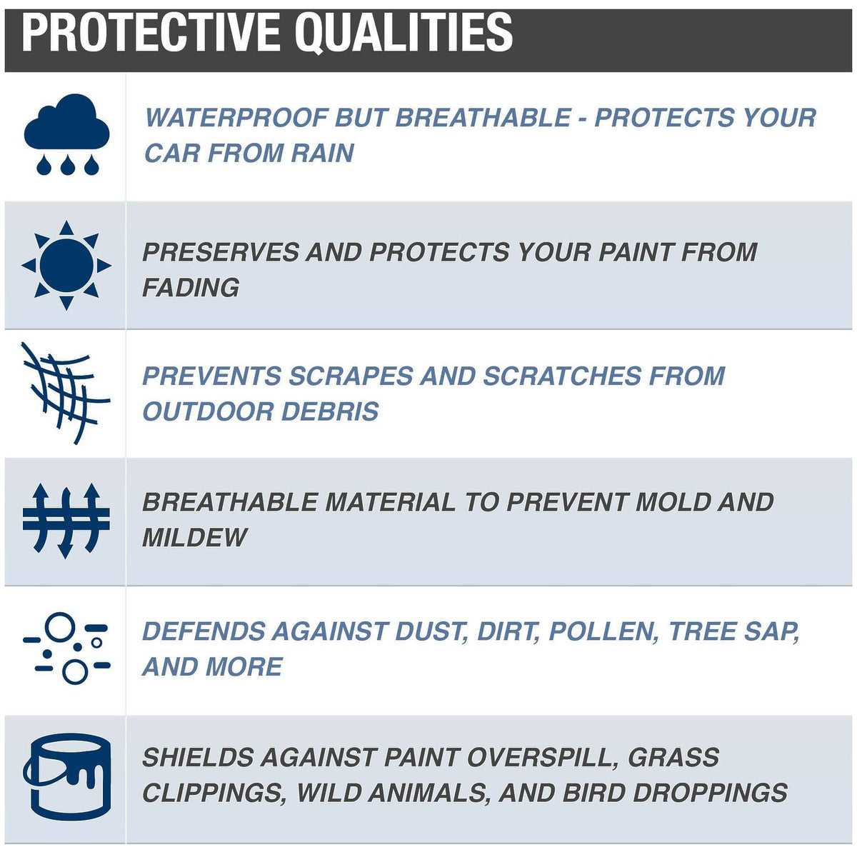Rain Barrier Car Cover E6224