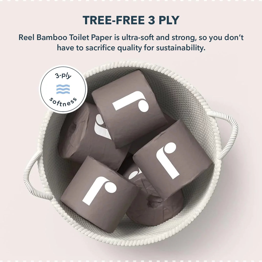 24 Rolls 3-Ply Bamboo Toilet Paper V915