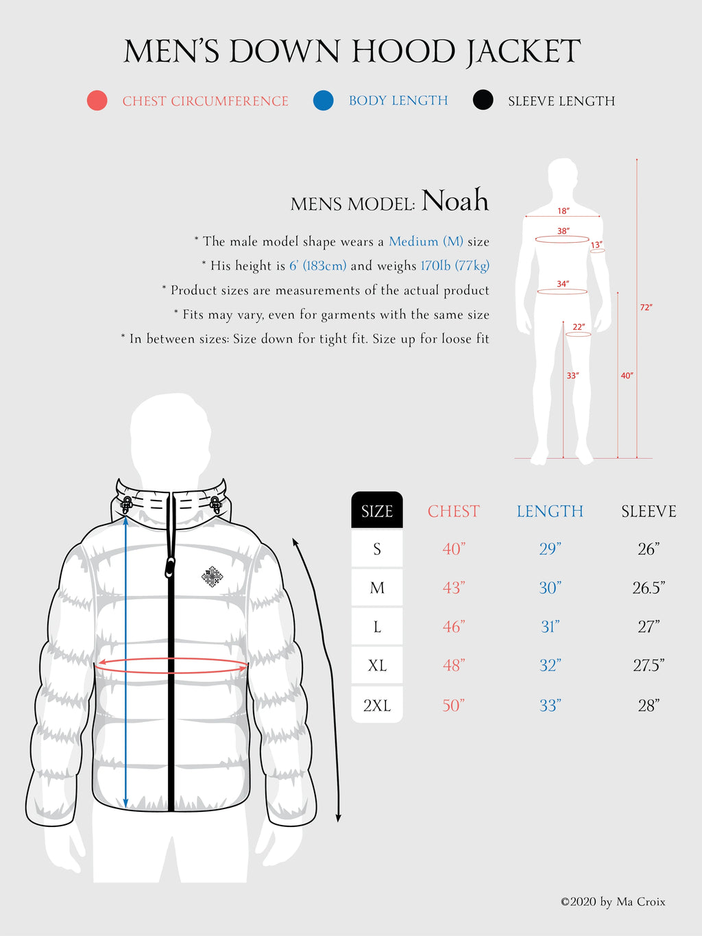 Mens Lightweight Waterproof Duck Down Puffer Jacket with Hood Y5383