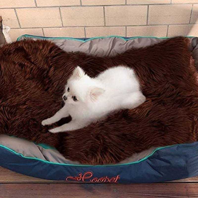 Soft Faux Fur Pet Bed Mat E57806