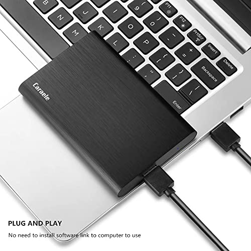 750GB Portable External Hard Drive USB3.0 HDD Storage (Black) D40097