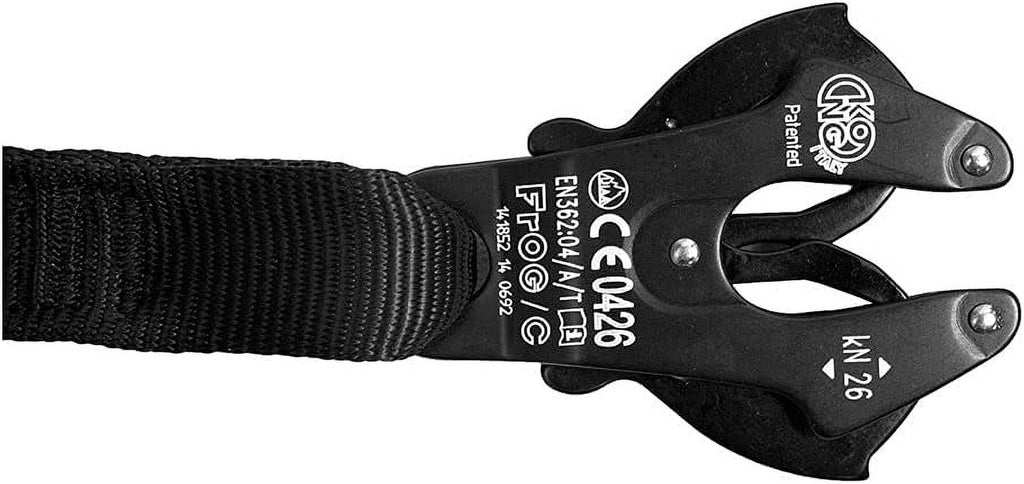 Black 24 Inches Elastic Bungee Lanyard with Snap Hook E617