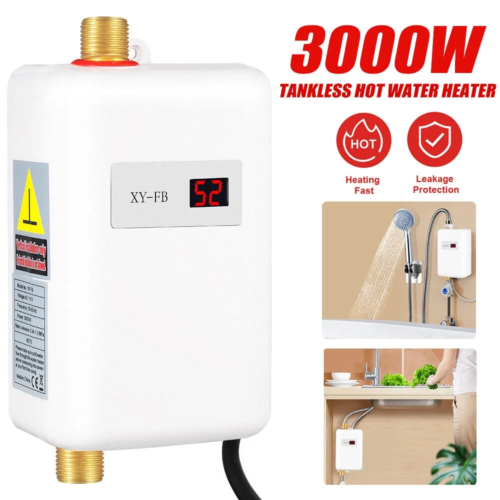 3000W Electric Tankless Water Heater V316