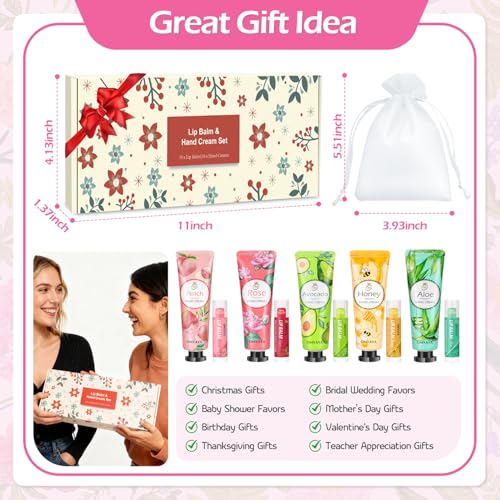 Lip Balm and Hand Cream Gift Set 20 Pack U952