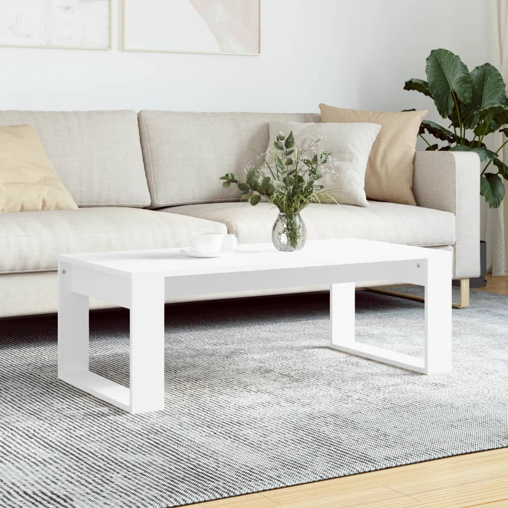 White Engineered Wood Coffee Table V28994