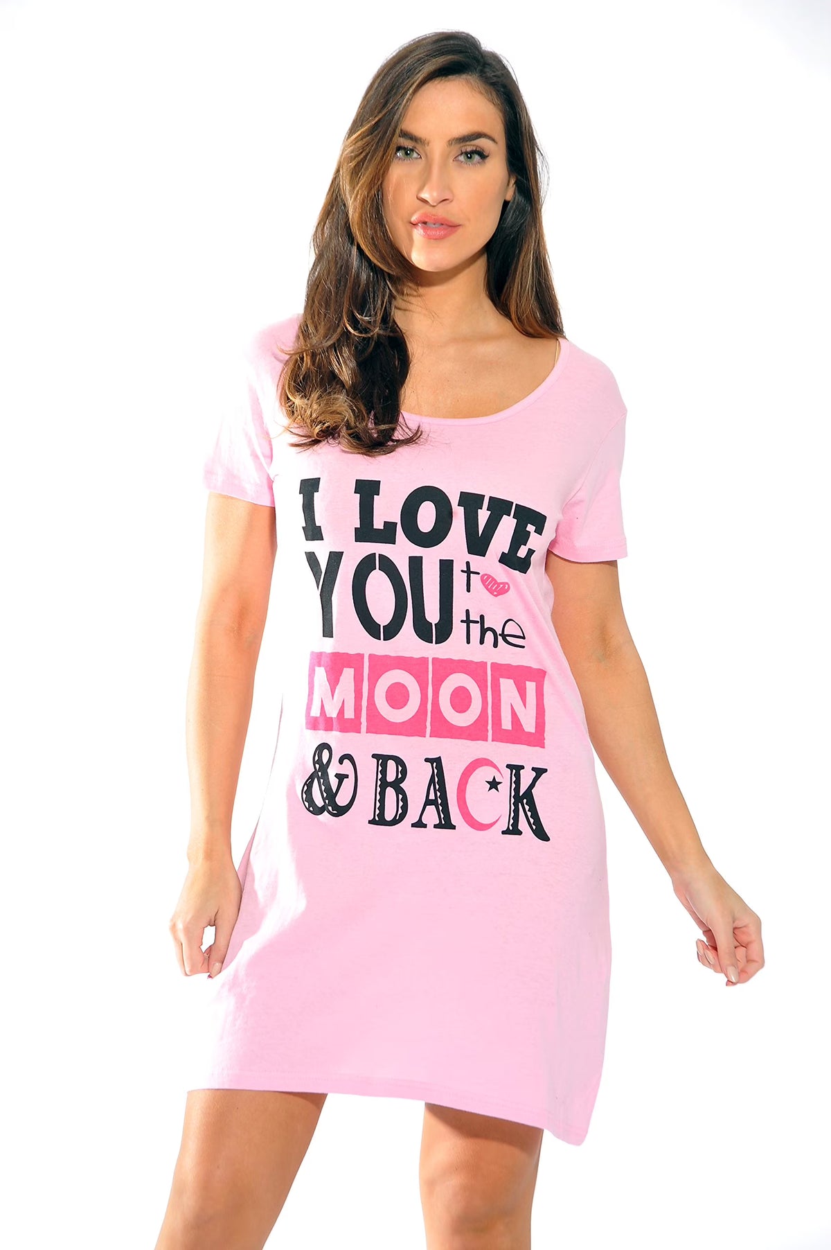 Pink Medium Sleep Dress Shirt G7316