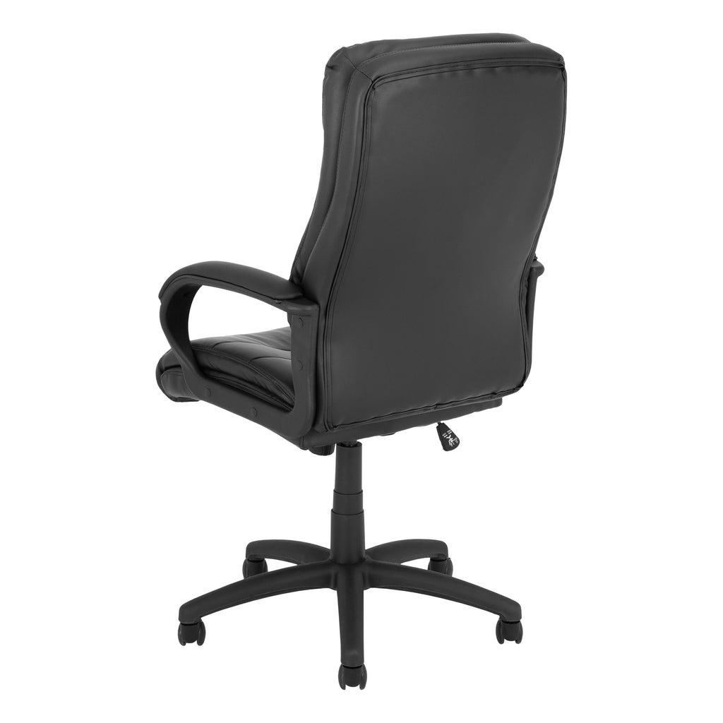 Adjustable Height High Back Executive Chair Black R18885
