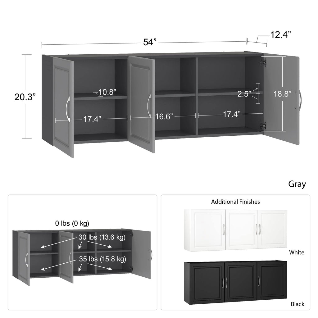 Gray Wall Cabinet Z329