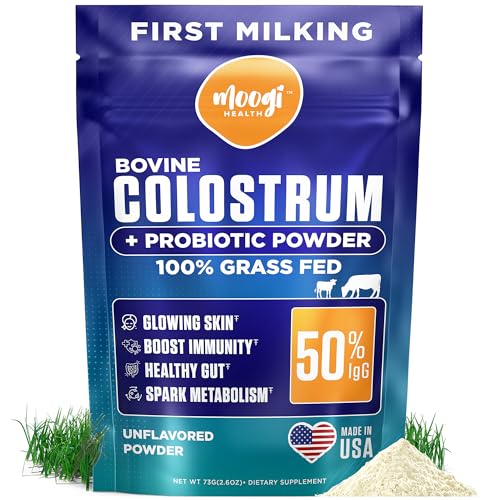 Grass Fed Bovine Colostrum Powder with Probiotics Unflavored 30 Servings I441920