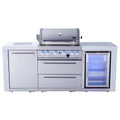Island Grill with Fridge Cabinet L3812