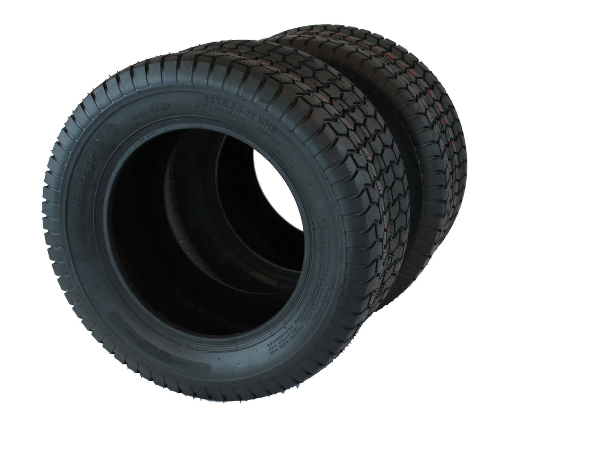 22x9.50-12 4-Ply Turf Tires Set of 2 Z452