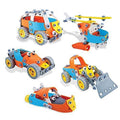 STEM Genius Flexi Puzzles 5 in 1 Build Your Own Vehicles Educational Toy SET G974