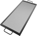 Black Steel Fire Pit Cooking Grate with Handles, Pack of 2 M738