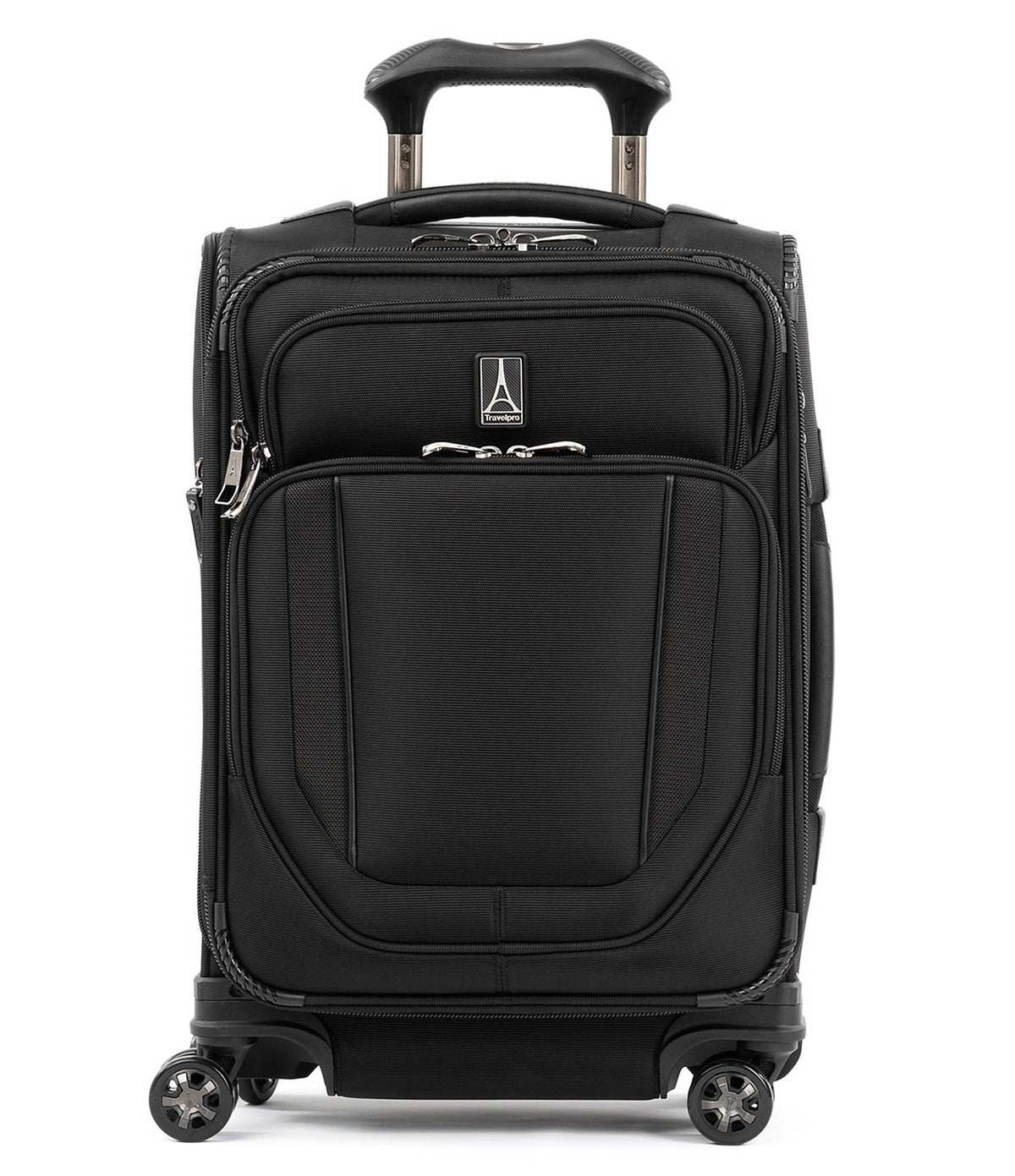 Jet Black Expandable Spinner Carry-On Q719555