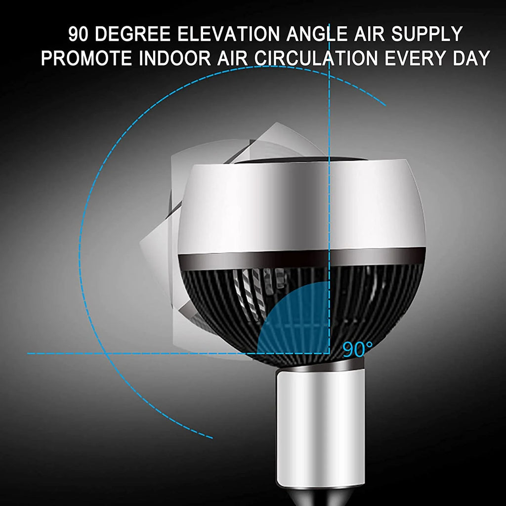 Electric Fan Upright Swing Head Floor Standing Air Circulation Fan Remote Control Y6585
