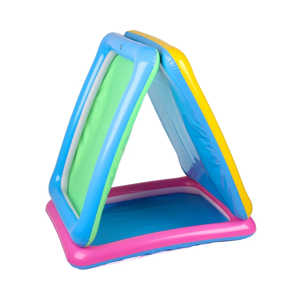 Sand Tray Outdoor Beach Kids Toys Storage Inflatable Pad Box Tray E334995