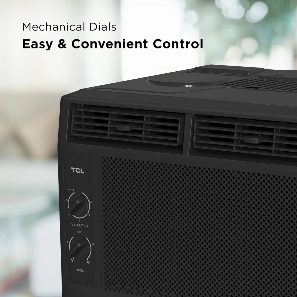 5,000 BTU Mechanical Window Air Conditioner, Black D886