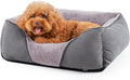 Grey Soft Rectangle Pet Bed 25x21in J340
