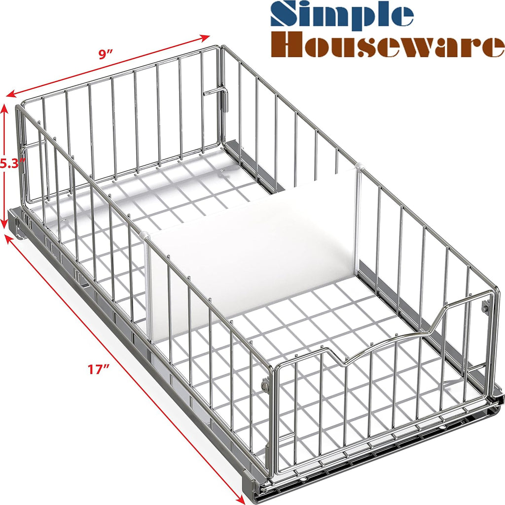 Pull Out Cabinet Sliding Basket Pack of 2 C319092