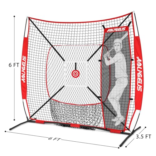 6'X6' Baseball Softball Practice Net with Strike Zone Target S9602
