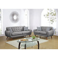 2 Piece Fabric Sofa Loveseat Set K96260