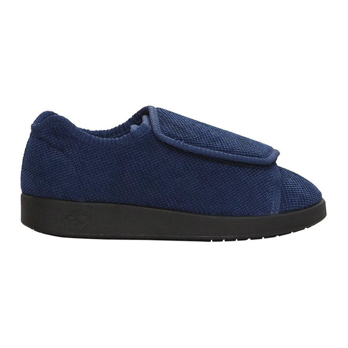 Navy Double-Extra Wide Easy Closure Slipper P331133