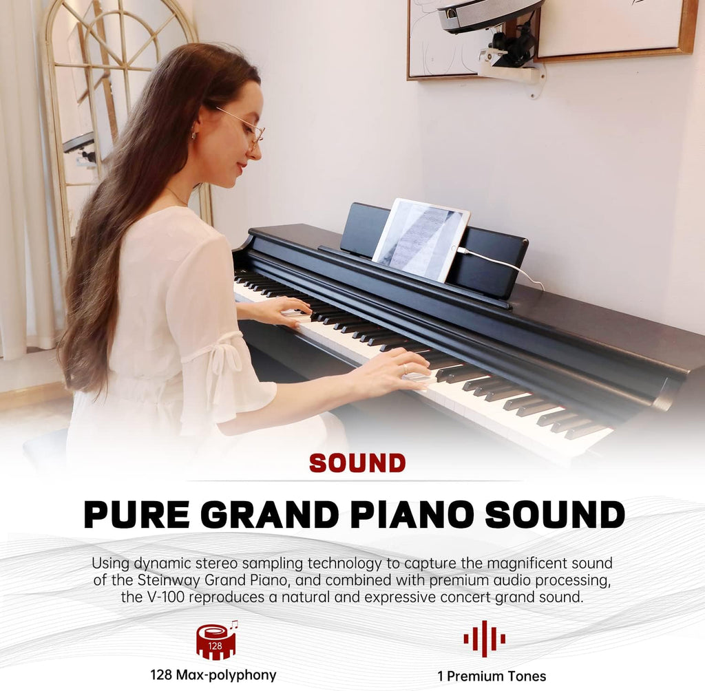 88-Key Weighted Hammer-Action Digital Piano M414