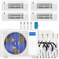 36,000 BTU 4 Zone Ceiling Cassette Ductless Air Conditioner and Heat Pump P308
