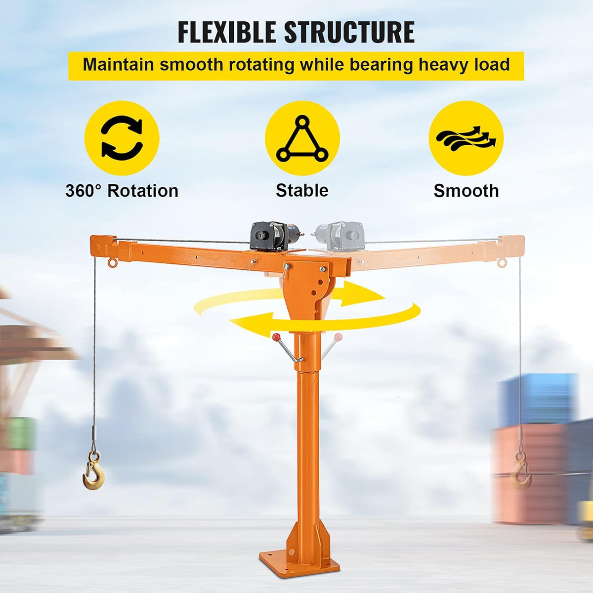 Truck Crane Frame with Adjustable Telescopic Boom I59599