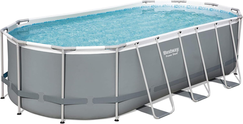 18' x 9' x 48 Oval Above Ground Swimming Pool Set S9136