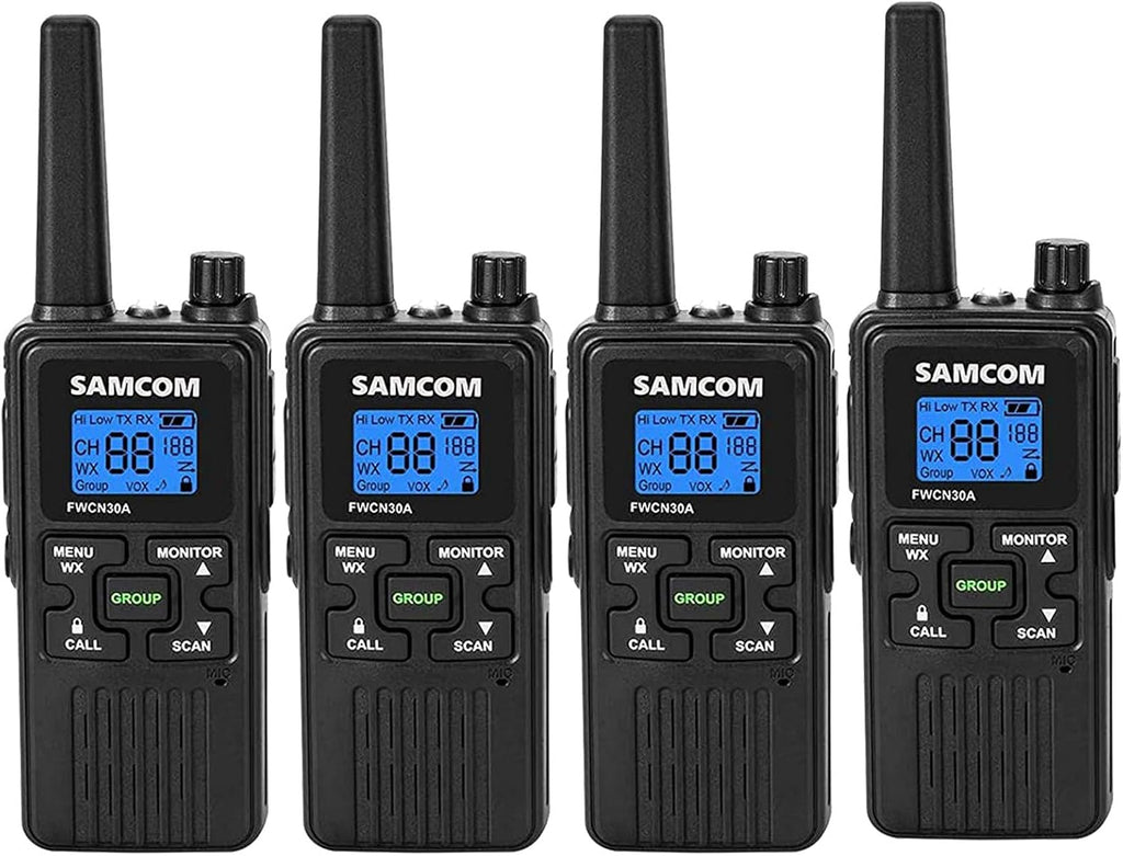Rechargeable Handheld Two Way Radio 22 Channels 2 Packs Z60927