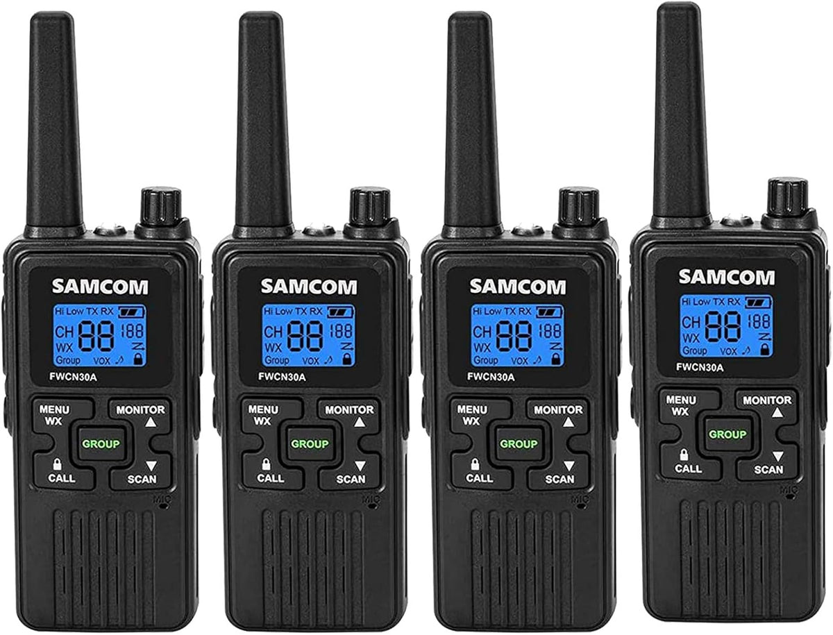 Rechargeable Handheld Two Way Radio 22 Channels 2 Packs Z60927
