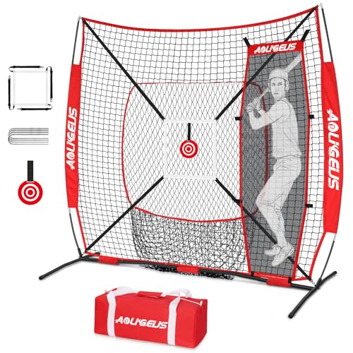6'X6' Baseball Softball Practice Net with Strike Zone Target S9602