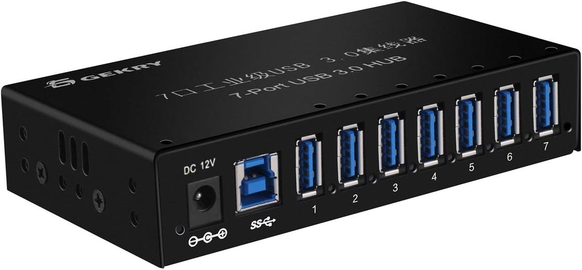 7-Port Powered USB 3.0 Hub with 12V/3A AC Adapter S568733